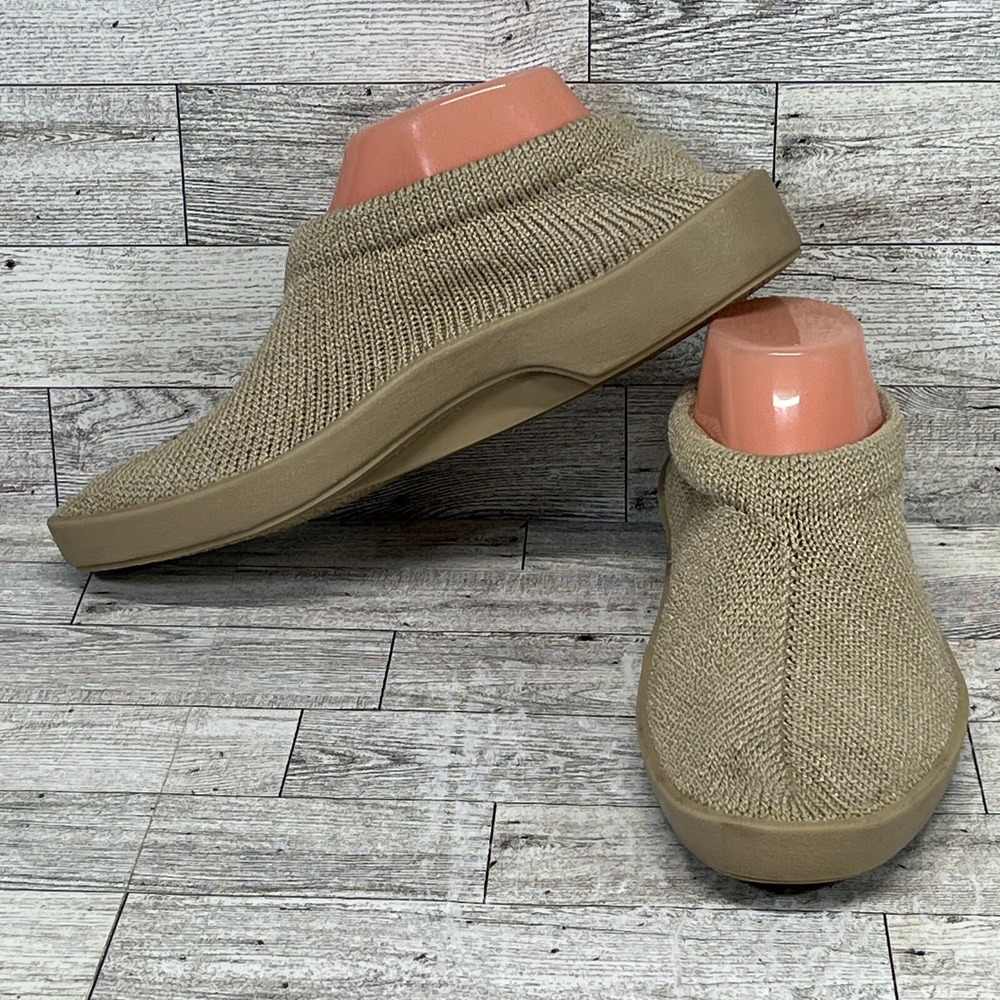 Arcopedico Sec V Woven Knit Beige Walking Shoe Women Size EU 41 US 8